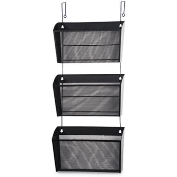 Universal® Mesh Three-pack Wall Files With Hanger, Letter, Black freeshipping - TVN Wholesale